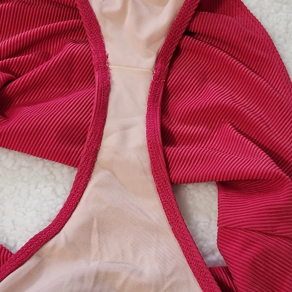 New!Beach Riot Claire One‎ Piece Ribbed Swimsuit